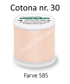 Madeira Cotona Nr. 30 farve 585 lyserød